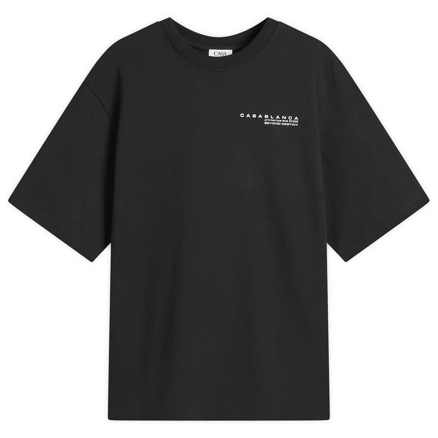 Тениска Casablanca Casablanca Glitch Orchid Beyond Destiny Spring-Summer 2022 Oversized T-Shirt Черно | M-SP26-JTS-044-06, 0