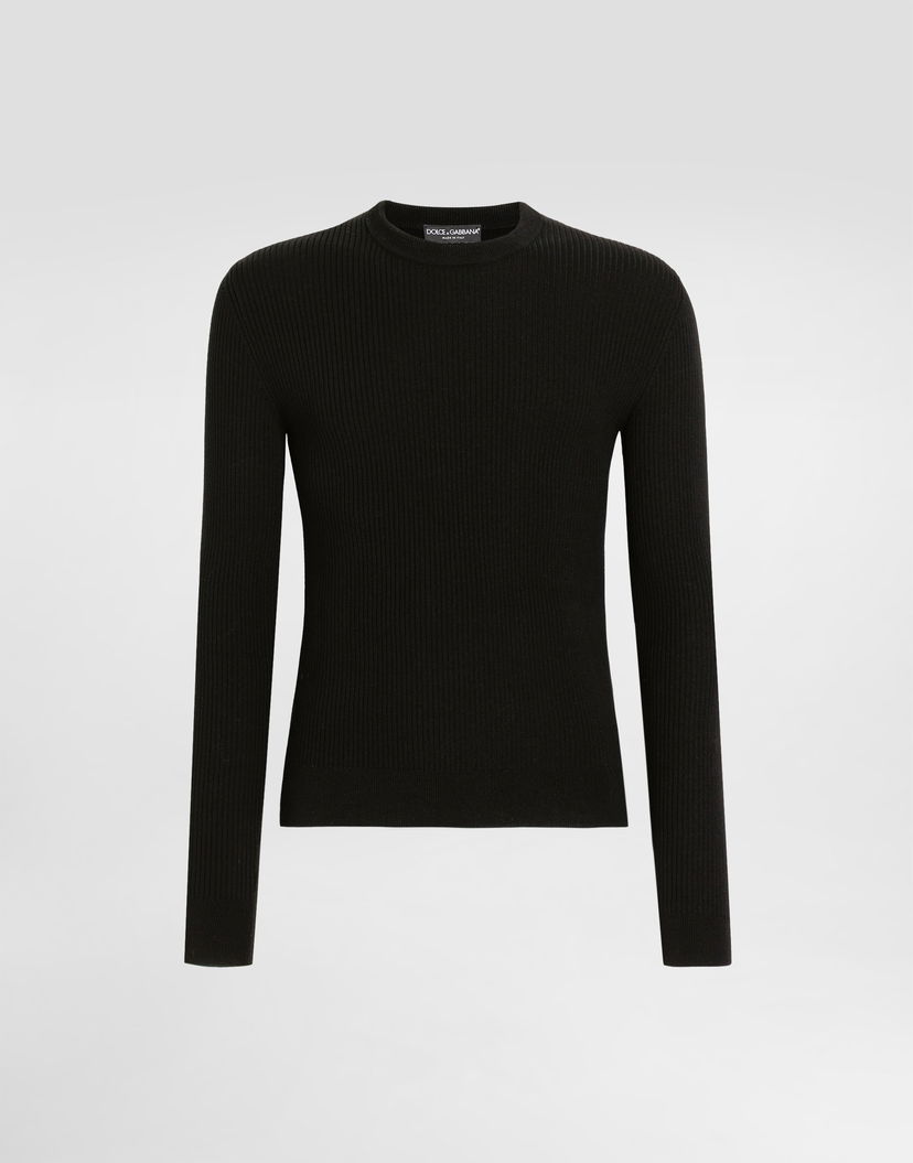 Пуловер Dolce & Gabbana Wool Pullover Черно | GXR21TJCVH6N0000