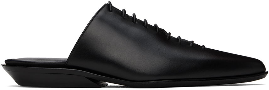 Облекло Ann Demeulemeester Ann Demeulemeester River Lace-Up Mules Черно | 2401-W-F22-LT011-099, 0