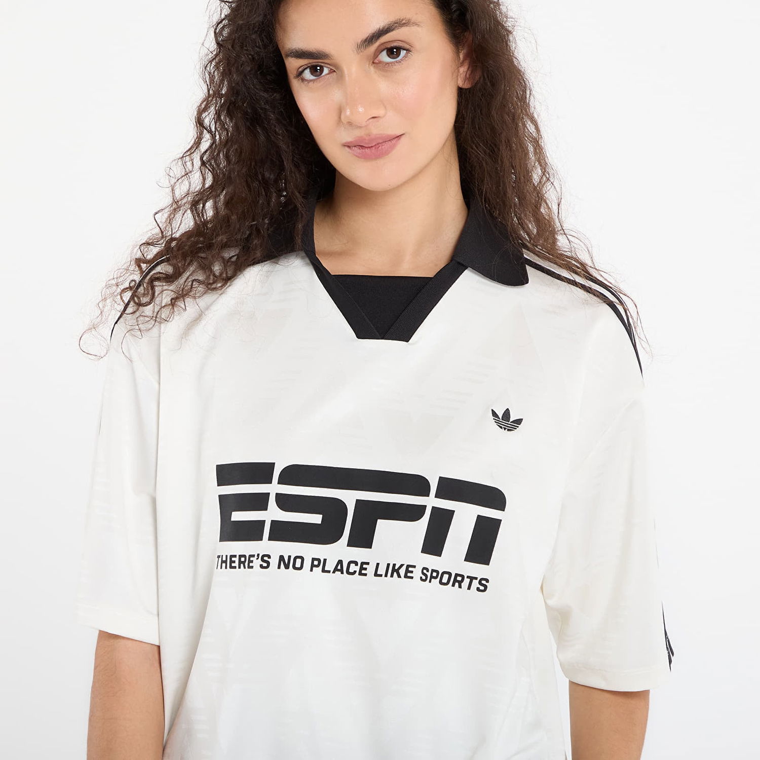 Фланелка adidas Originals ESPN Football Jersey Бяло | KD2966, 1