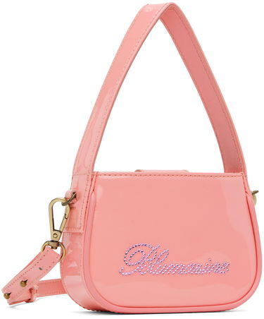 Дамска чанта Blumarine Mini Rhinestone Shoulder Bag Черно | P344W001A, 4
