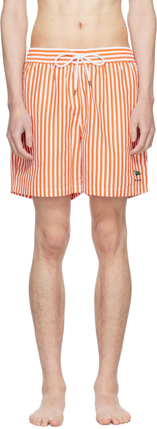Бански Polo by Ralph Lauren Traveler Swim Shorts Оранжево
 | 710924751002, 0
