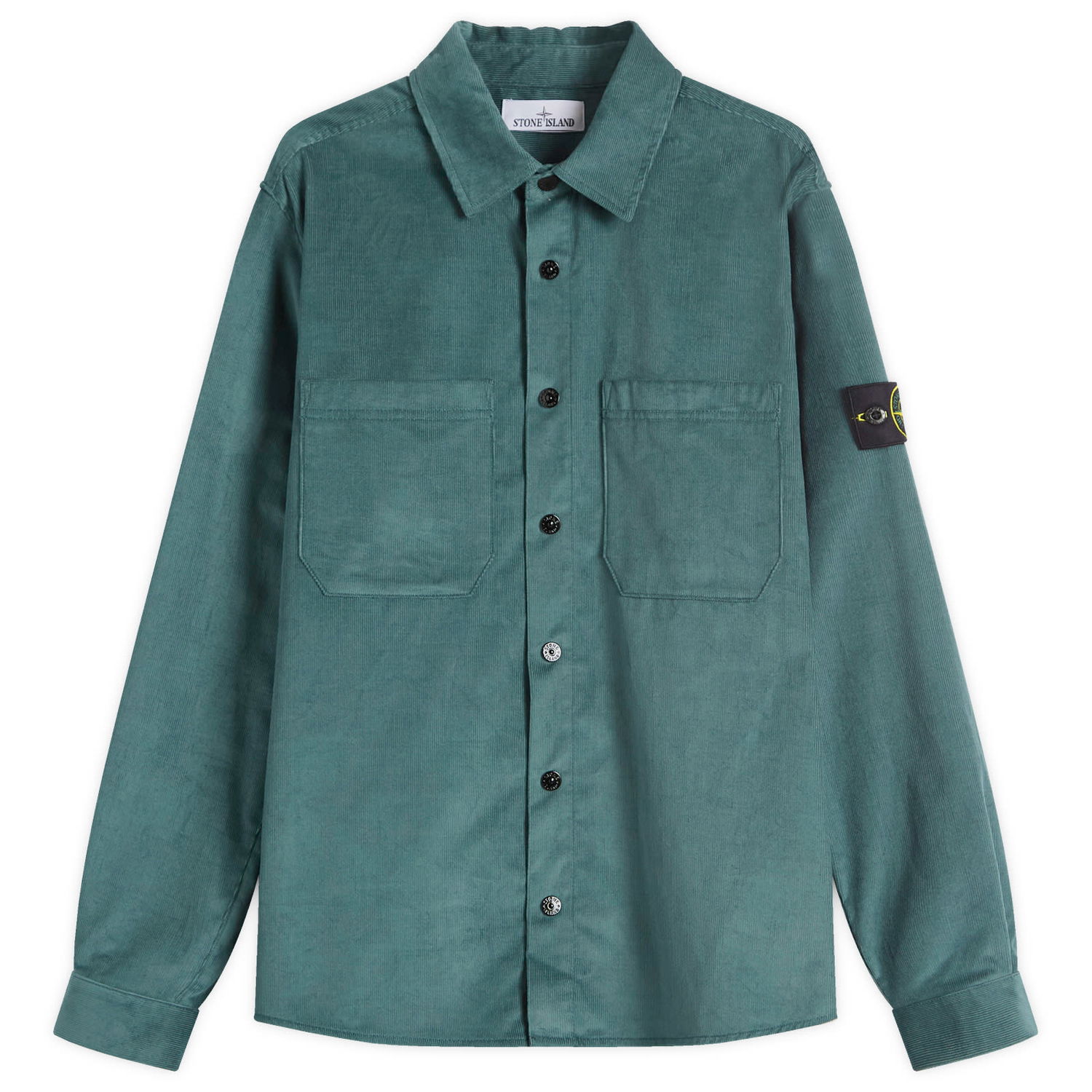 Риза Stone Island Micro-Corduroy Overshirt, Size Large Зелено | K1S151200113-V0053, 0
