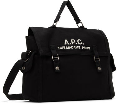 Чанта през рамо A.P.C. A.P.C. Besace Recuperation Canvas Bag Черно | CODBM.H61930, 2