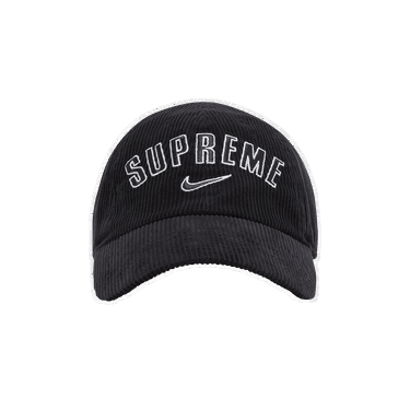 Шапка с козирка Supreme Nike x Arc Corduroy 6-Panel Черно | SS22H2 BLACK, 0
