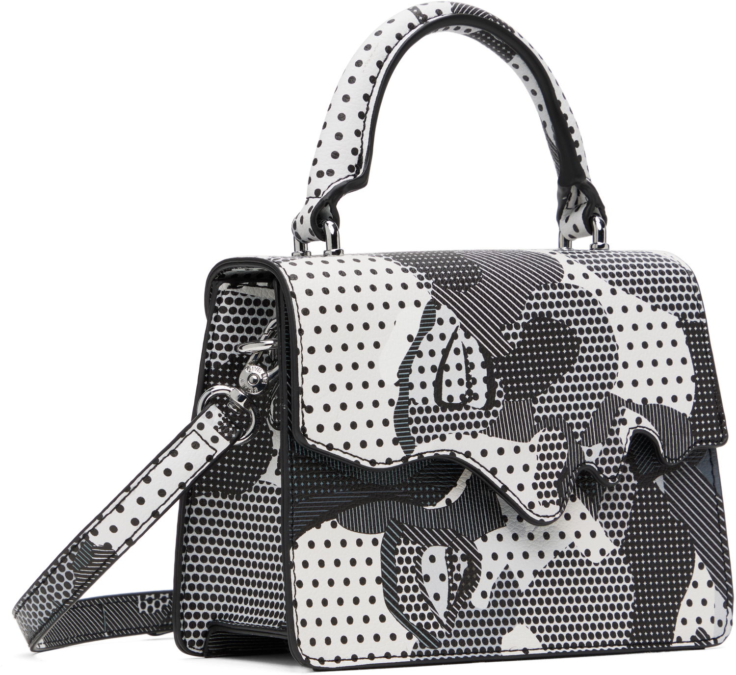 Дамска чанта KidSuper KidSuper Kissing Print Top Handle Bag Многоцветен | AW24-BAG-20, 1
