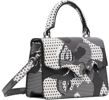 Дамска чанта KidSuper KidSuper Kissing Print Top Handle Bag Многоцветен | AW24-BAG-20, 1