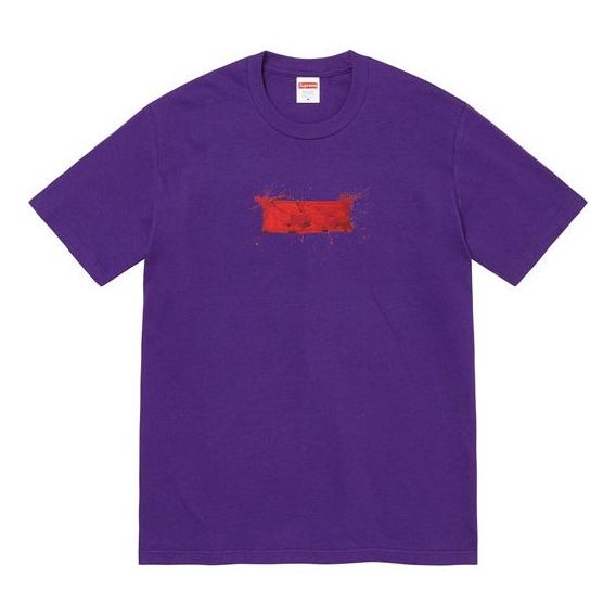 Тениска Supreme Ralph Steadman Box Logo Graphic T-Shirt Лилаво | SUP-SS22-620, 0