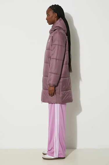 Пухо яке adidas Originals Long Puffer Jacket Лилаво | IW5857, 1