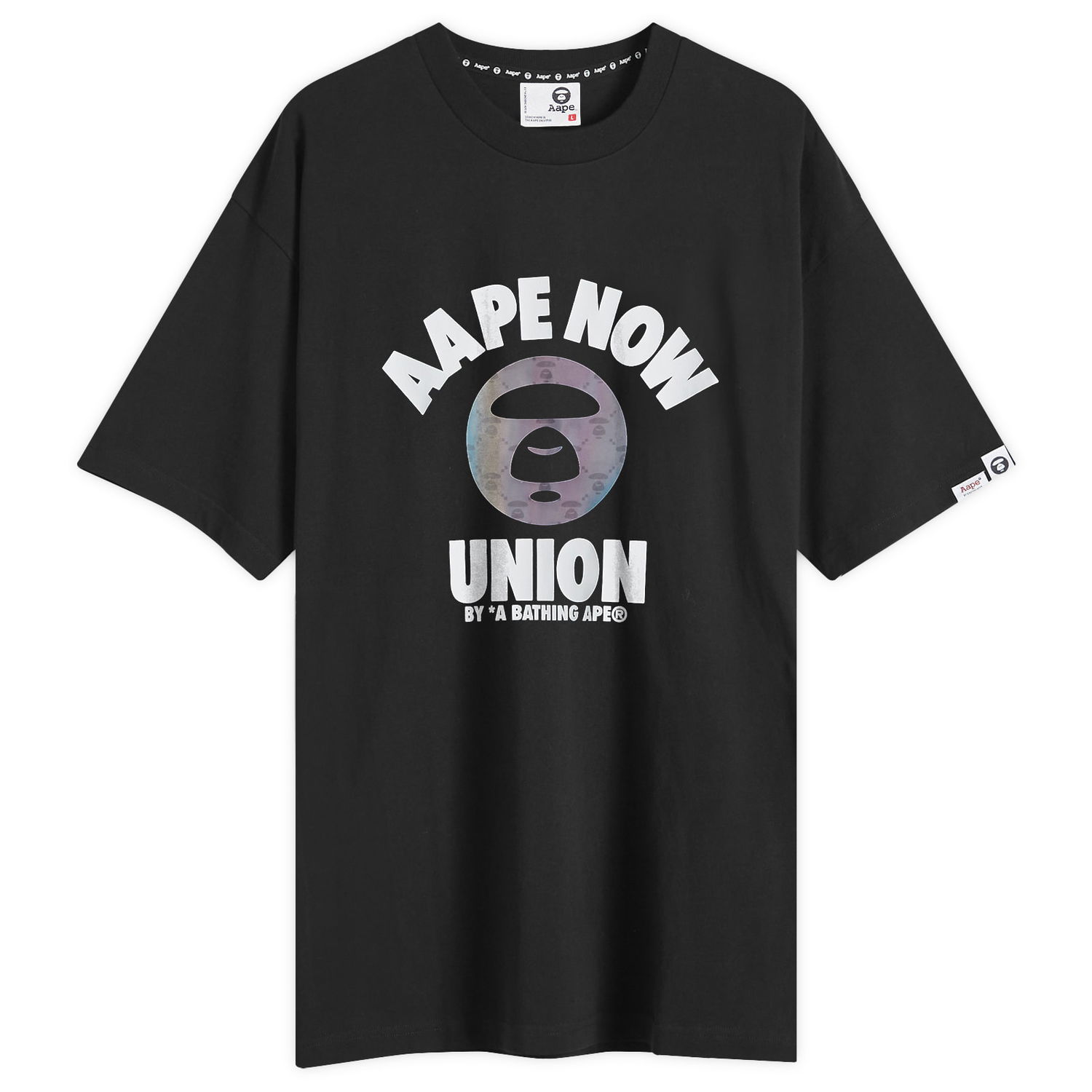 Тениска AAPE by A Bathing Ape AAPE College Union T-Shirt, Size Large Черно | AAPTEM1561XXNBKX, 0