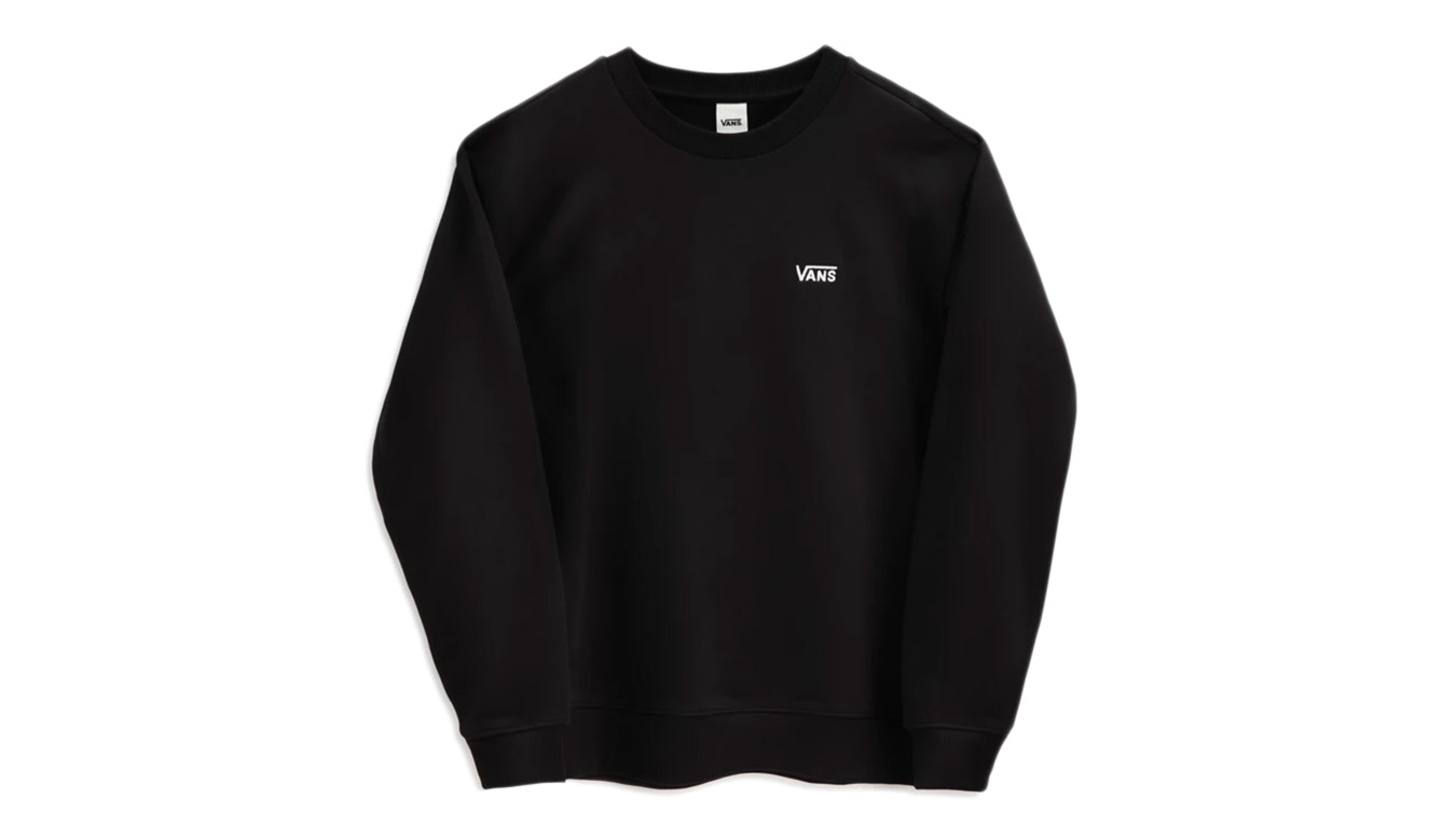 Суитчър Vans Flying V Boyfriend Fit Crew Sweater Черно | VN0A5AQ1BLK, 0