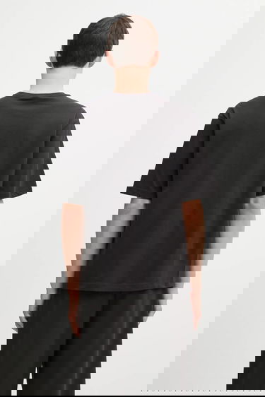 Тениска Puma Puma x RIPNDIP T-Shirt with Peeking Cat Pocket Print Черно | 633779, 2