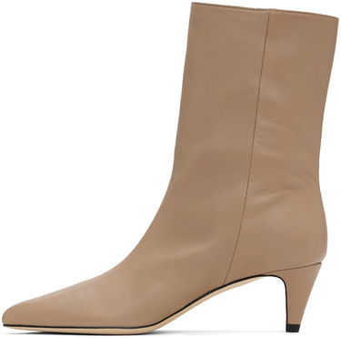 Кецове и обувки BY FAR Lysander Leather Ankle Boots Бежово | MWFBO068LL028BG017PL, 2