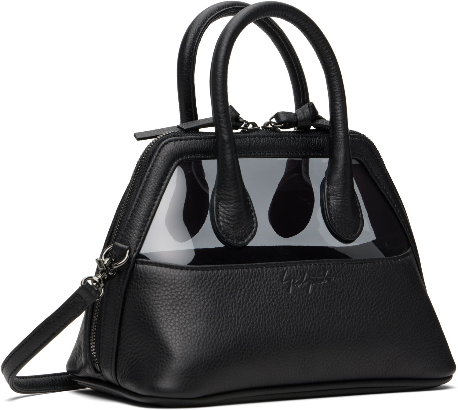 Дамска чанта Yohji Yamamoto YOHJI YAMAMOTO Translucent Mini Bag Черно | DP-I15-715, 1