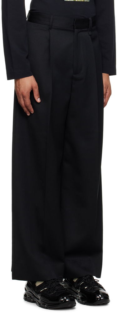 Панталони Simone Rocha Simone Rocha Pleated Wide Leg Trousers Тъмно синьо | 4118 0458, 4