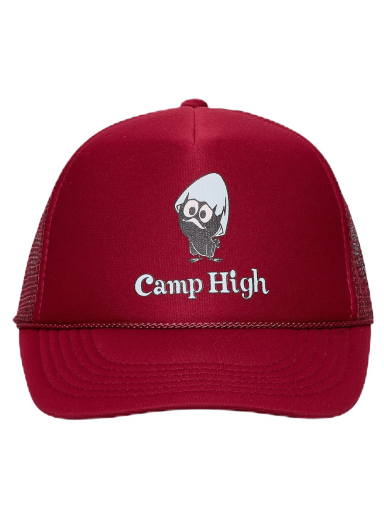 Шапка с козирка Camp High Egg Guy Cap Бургунди | CHEGGCAP BURGUNDY