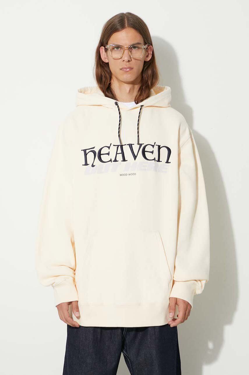 Суитчър WOOD WOOD Zeus Heaven Hoodie Бежово | 12335603.2493, 0