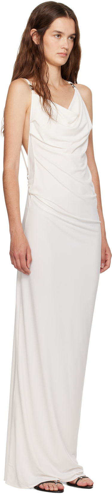 Pокля Coperni Coperni Maxi Dress Бяло | COPR205F5022, 1