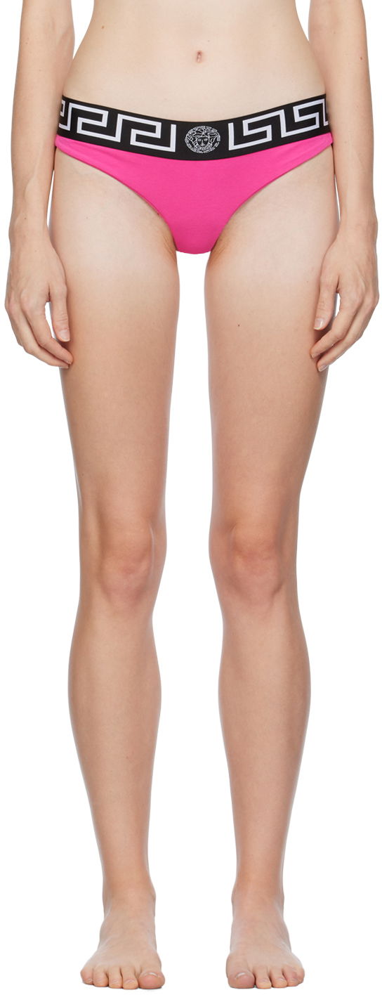 гащички Versace Greca Underwear Briefs Розово | 1009528_A232741, 0