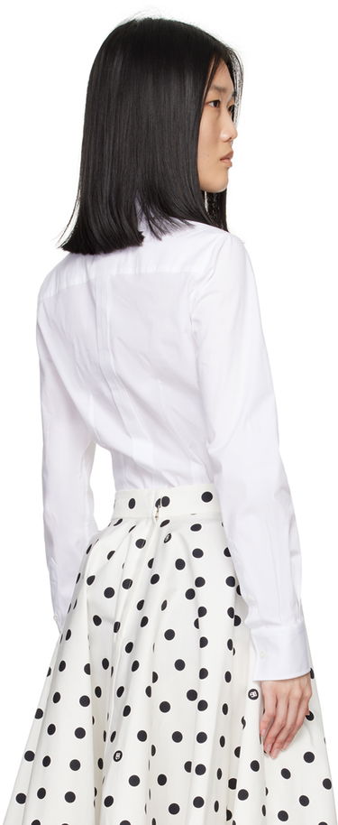 Риза Dolce & Gabbana White Spread Collar Shirt Бяло | F5G19T FUEEE, 2