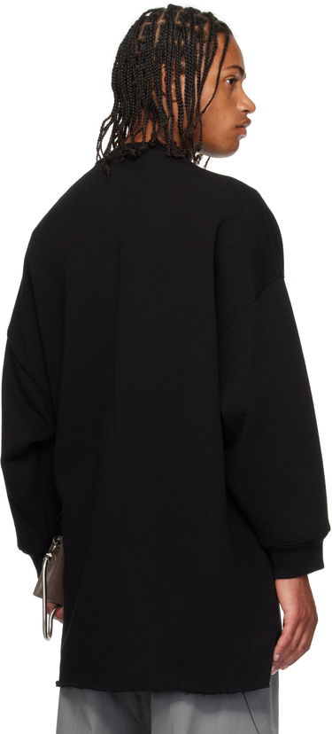 Суитчър Rick Owens Rick Owens Concordians Tommy Long Sleeve Sweatshirt Черно | RU02E1276 JTC, 2