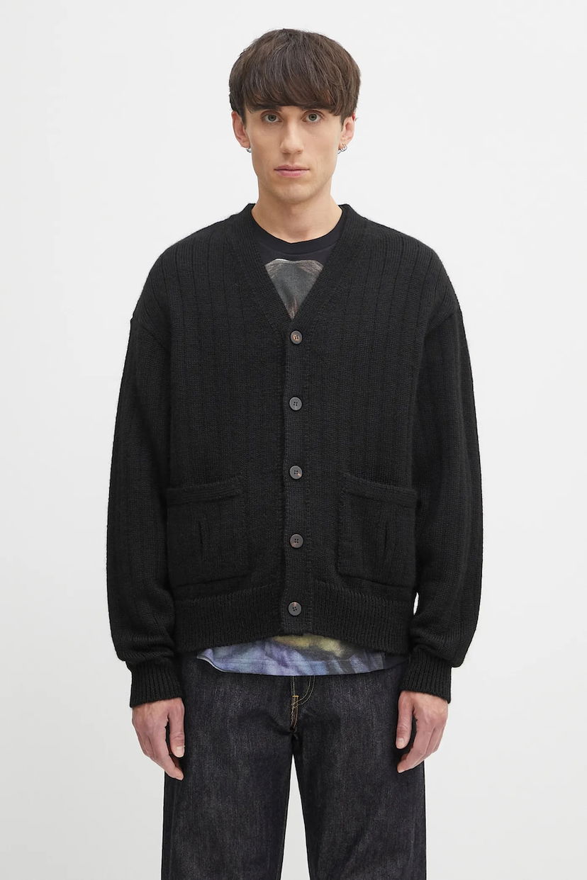 Пуловер visvim Visvim Knit Cardigan Черно | 125105012001