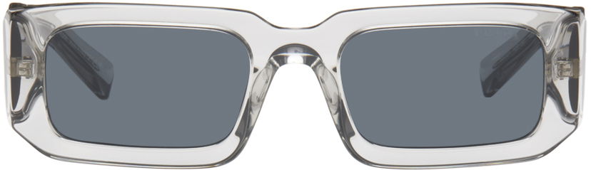 Слънчеви очила Prada Transparent Rectangular Sunglasses Сиво | 0PR 06YS 8056262083352