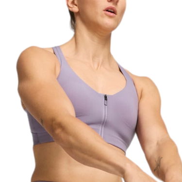 Сутиен Puma Puma PWR SHAPELUXE Zip Front Sports Bra Лилаво | 525881-30, 2