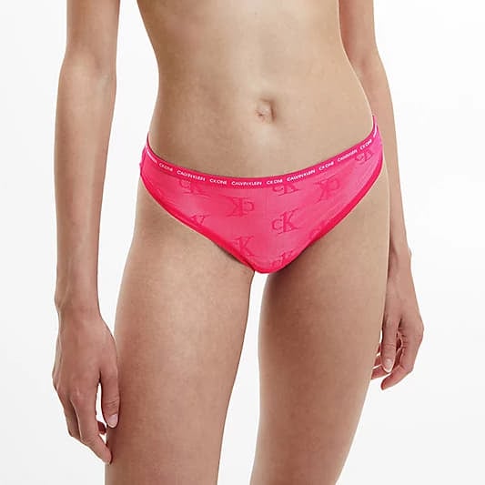 гащички CALVIN KLEIN Logo Lace Bikini Розово | QF6792E XI9, 0