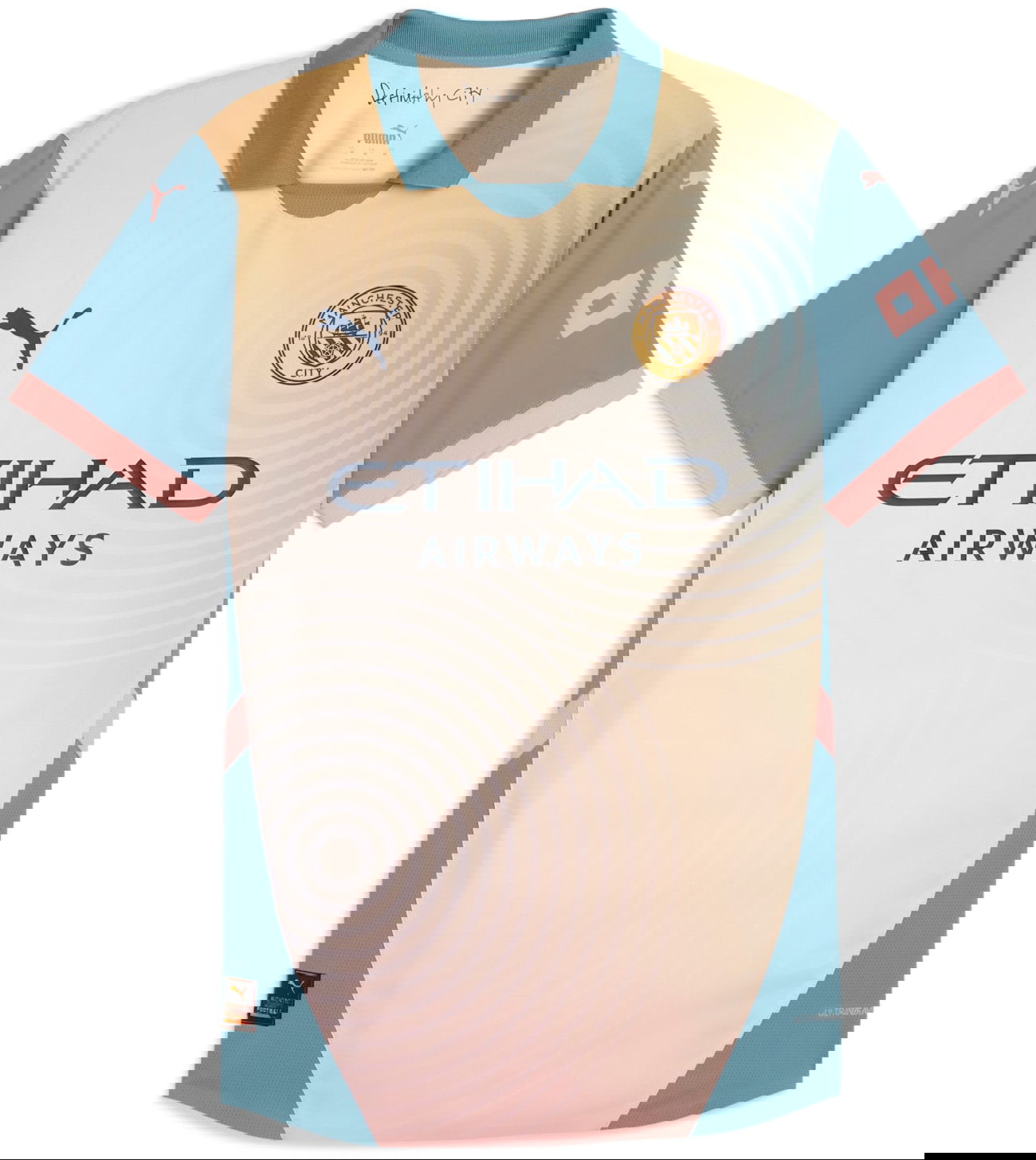 Фланелка Puma Manchester City 24/25 Authentic Fourth Jersey Бежово | 778616-04, 0