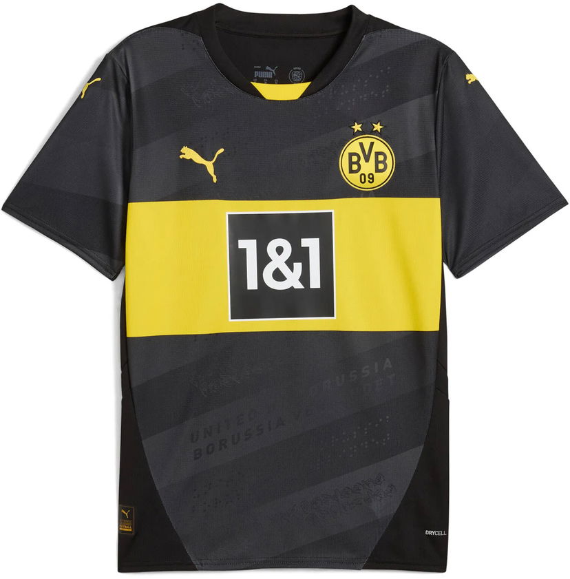 Фланелка Puma BVB  Away Jersey Replica 2024/25 Черно | 774956-02