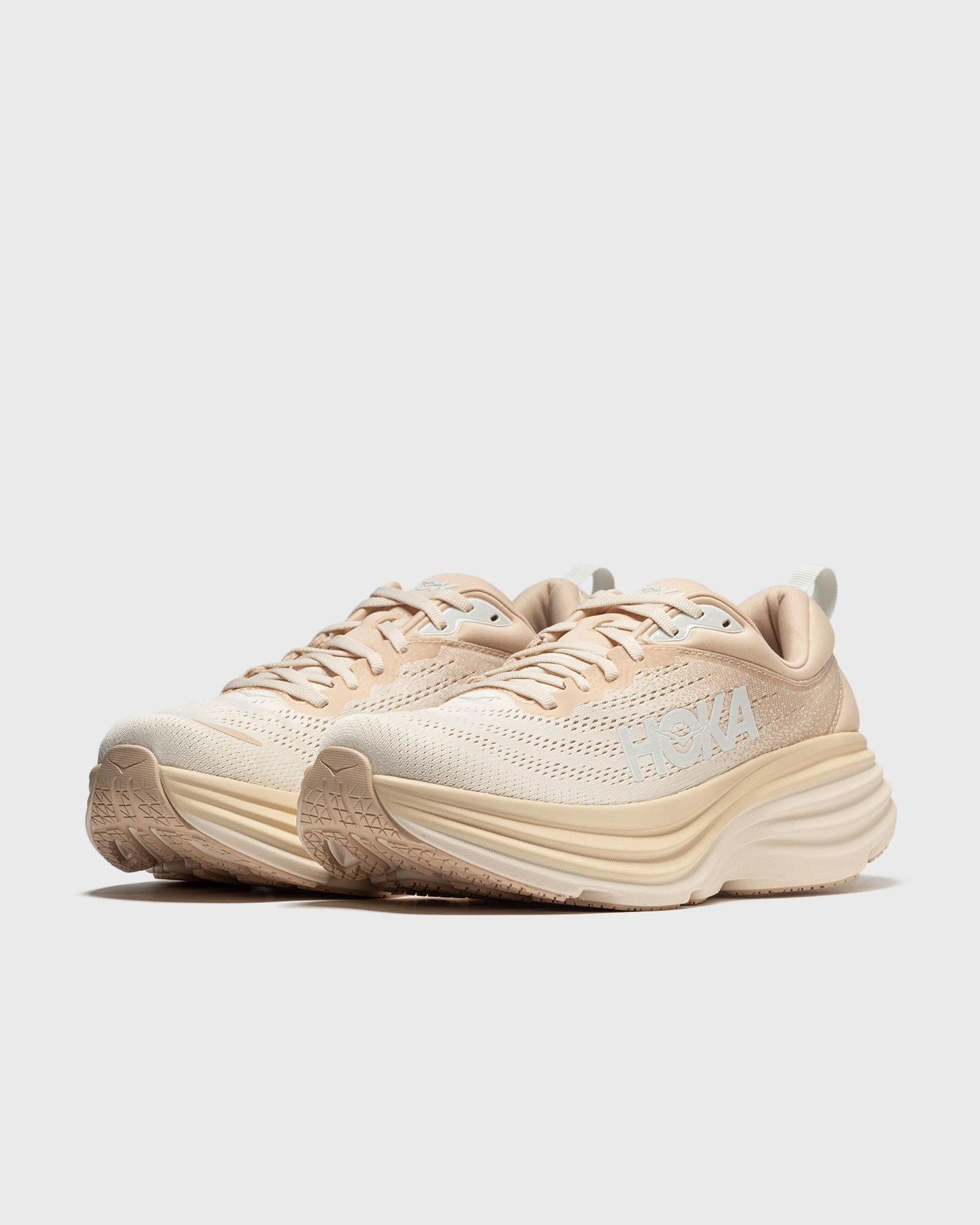 Кецове и обувки Hoka One One Bondi 8 Бежово | 1123202-SSEG, 1