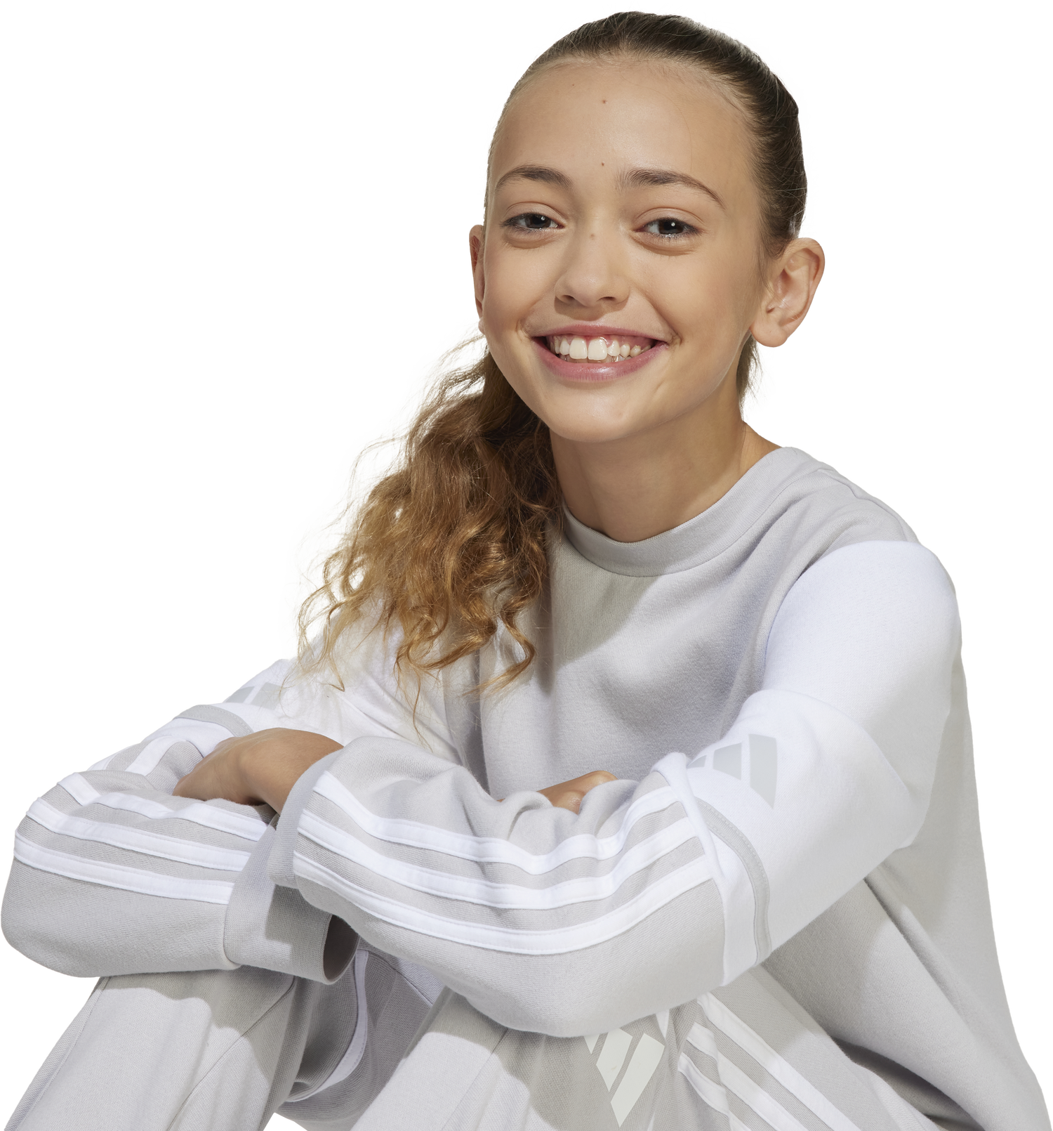 Суитчър adidas Originals SQ25 Crew Sweatshirt Бяло | jd4824, 1