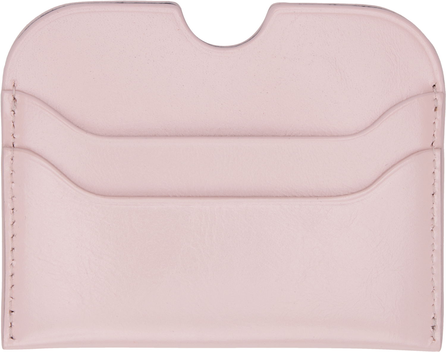 Портфейл Acne Studios Acne Studios Leather Card Holder Розово | CG0274-, 1