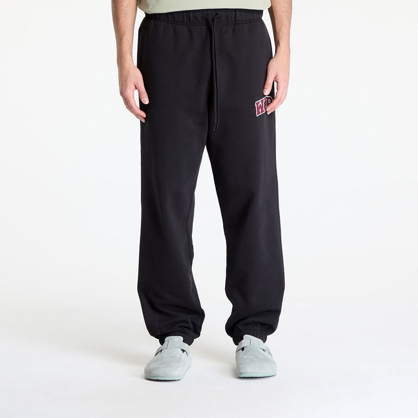 Спортни панталони Carhartt WIP Relaxed Fit Cuffed Stone Washed Sweat Pants XXL Черно | I034692.8906