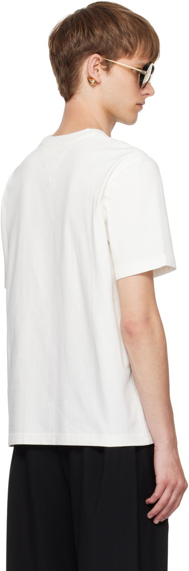 Тениска Bottega Veneta Bottega Veneta Cotton T-Shirt with Small Logo Бяло | 838959V4N509071, 2