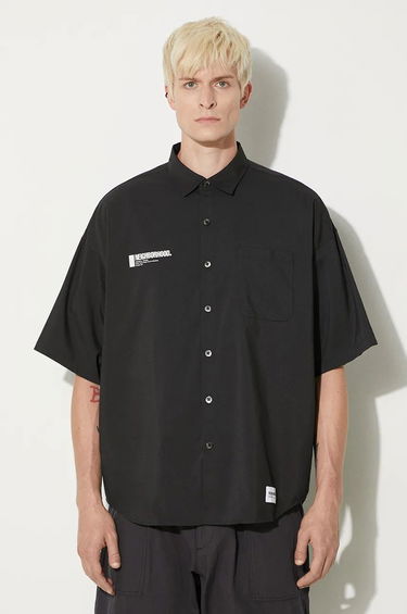 Риза Neighborhood Over Shirt With Classic Collar Черно | 241SPNH.SHM04, 0
