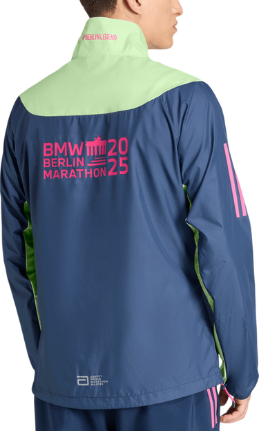 Ветровка adidas Originals BMW Berlin Marathon 2025 Legends Jacket Синьо | ka6081, 1