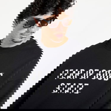 Суитчър Fear of God Fear of God Essentials 90's Crewneck Sweatshirt Черно | 192SP256550F-861, 5