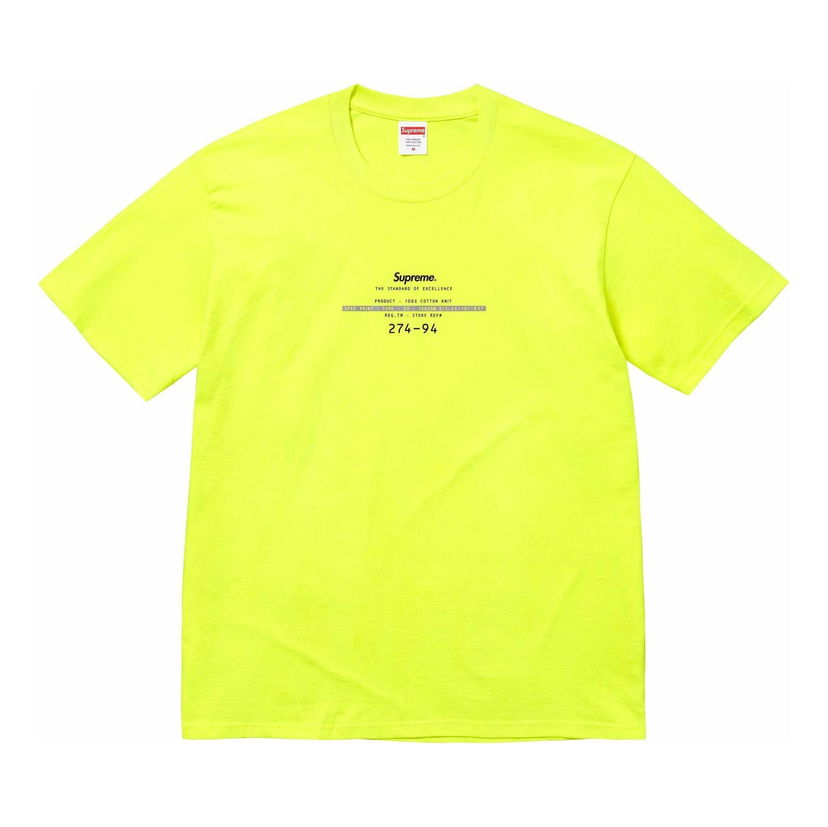 Тениска Supreme Standard Print T-Shirt Жълто | SUP-SS24-032