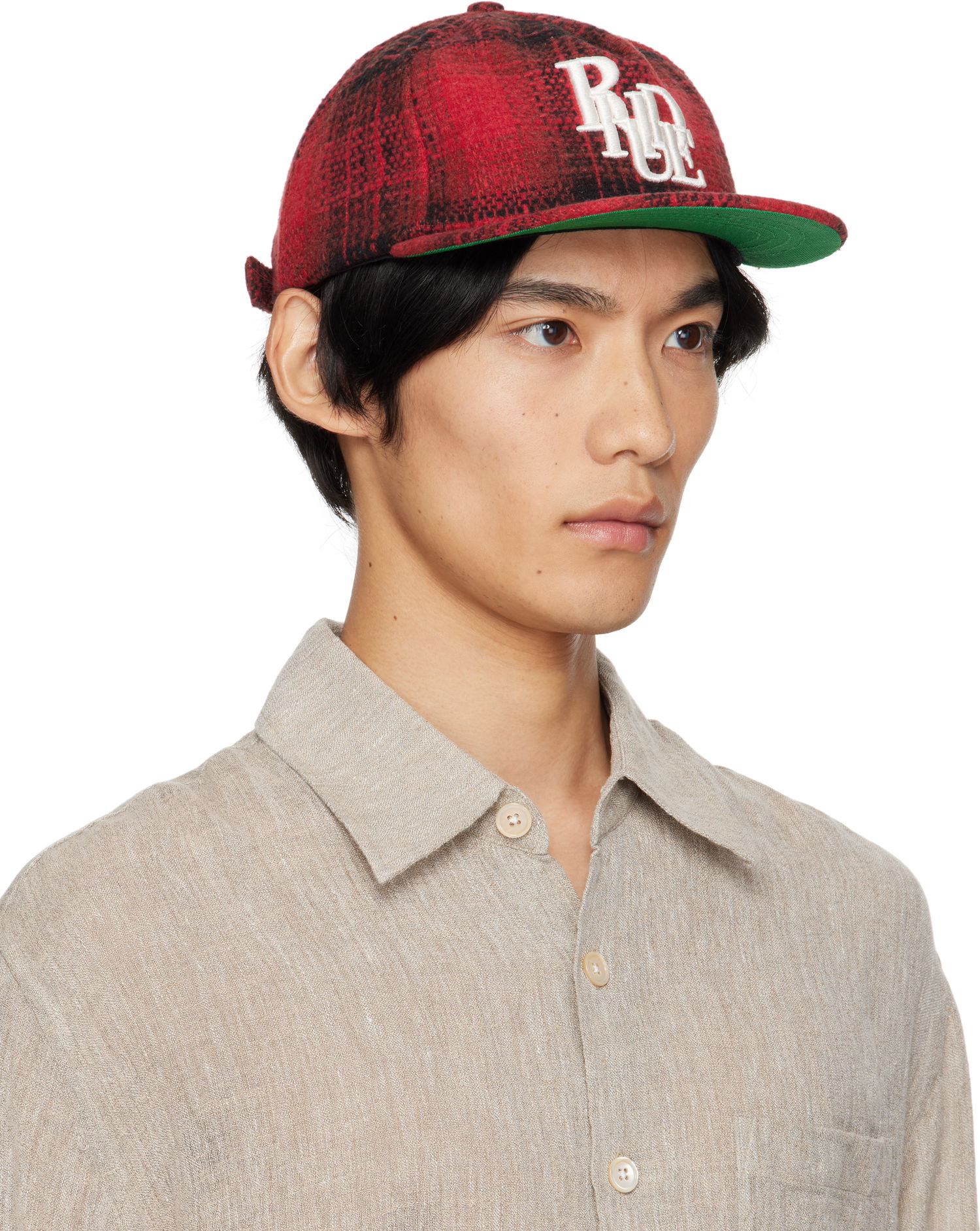 Шапка с козирка Rhude Rhude Scramble Logo Cap Червено | RHPF25HA01744, 1