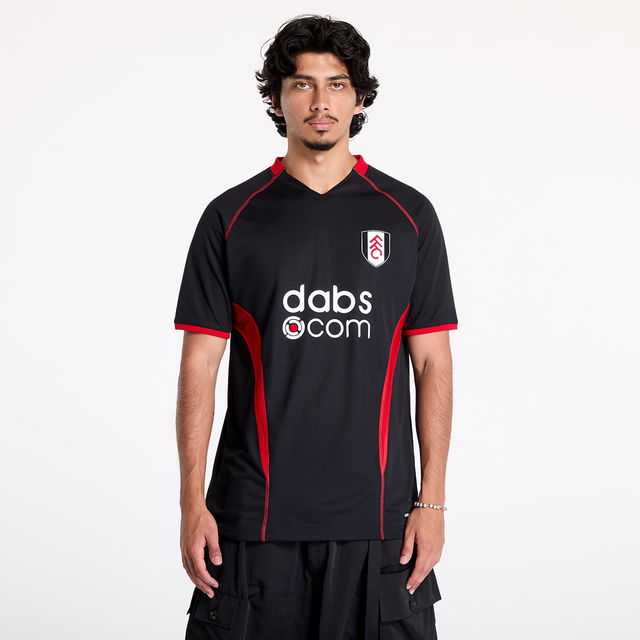 Fulham FC 2003 - 2004 Away Retro Football Shirt UNISEX Black/ Red