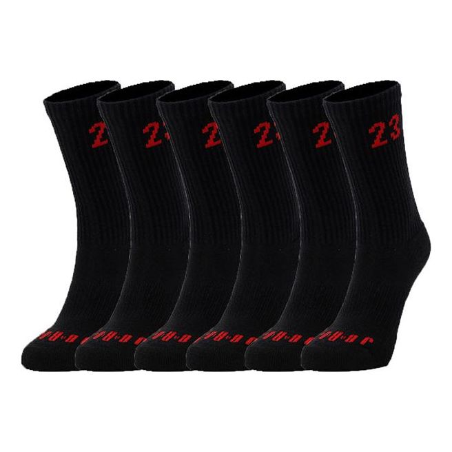 Чорапи Jordan Air Jordan Essential Crew Socks 6 Pairs Черно | DH4287-011