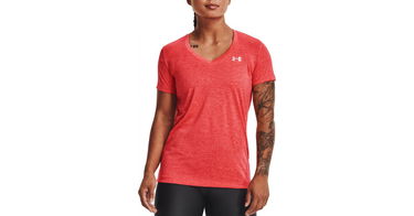 Тениска Under Armour Under Armour Tech Twist V-Neck T-Shirt Червено | 1258568-824, 1