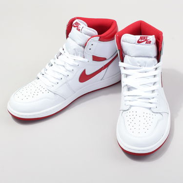 Кецове и обувки Jordan Air Jordan 1 Retro High OG "Metallic Red" Бяло | 555088-103, 2