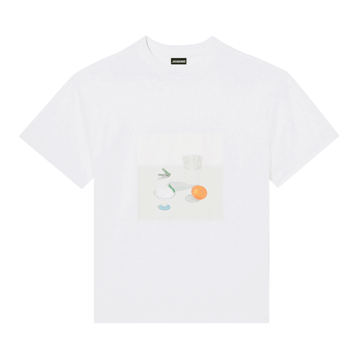 Тениска Jacquemus Le T-Shirt Tableau Бяло | 225JS012 2240 1AZ, 0