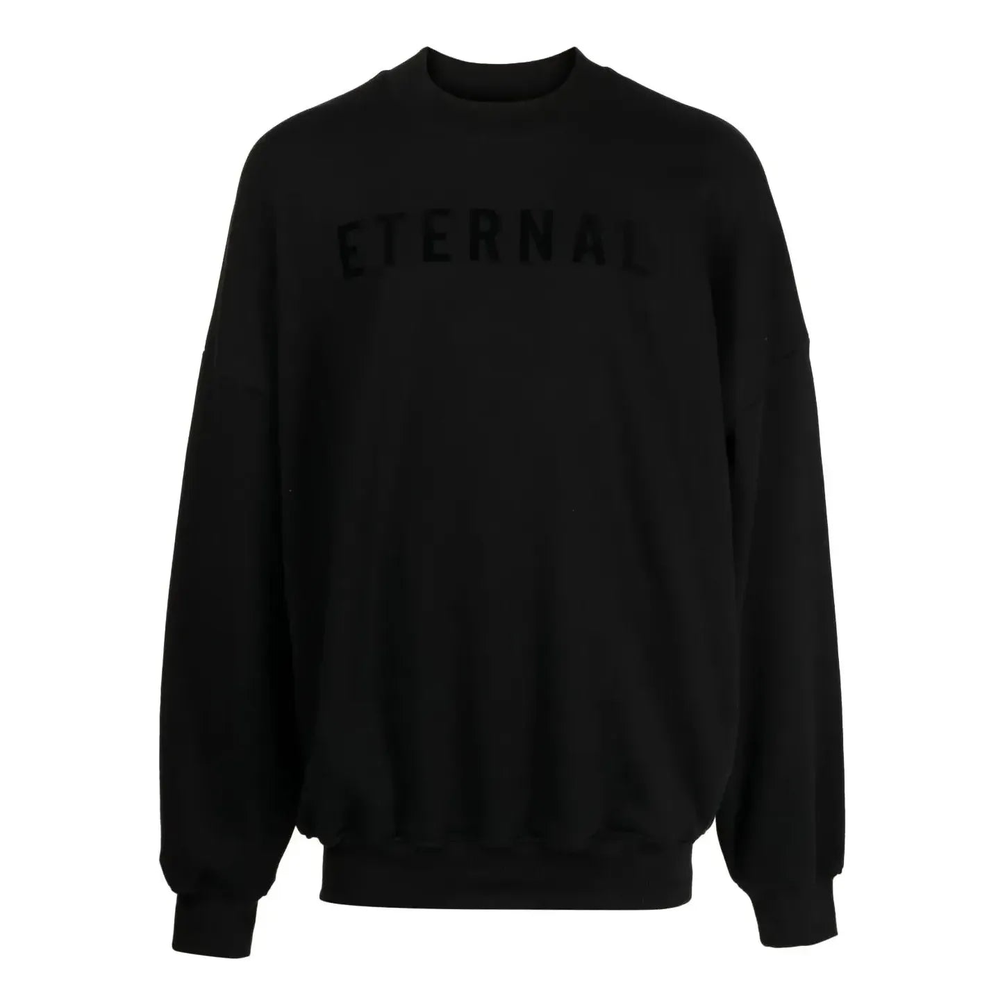 Пуловер Fear of God Fear of God ETERNAL Fleece Crewneck Черно | FGE50-003AFLC_BLACK, 0