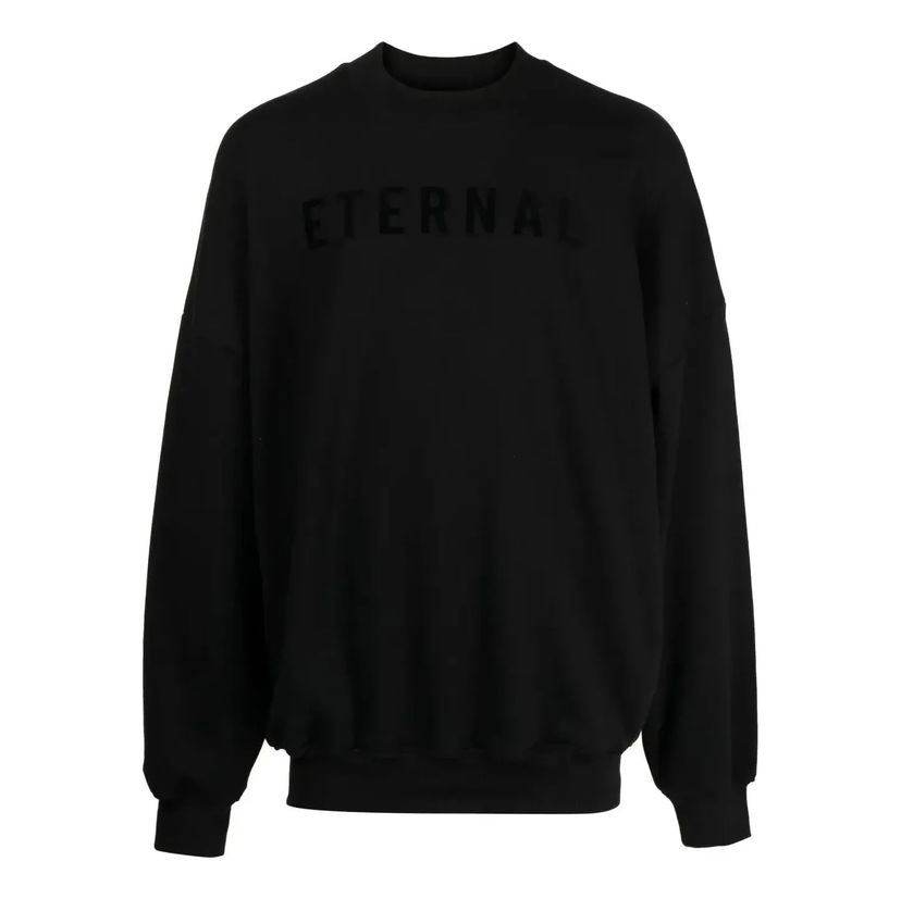 Пуловер Fear of God Fear of God ETERNAL Fleece Crewneck Черно | FGE50-003AFLC_BLACK