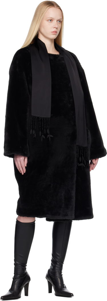 Шал TOTEME Guipure Lace Tuxedo Scarf Черно | 254-WSC0124-FB0020, 1