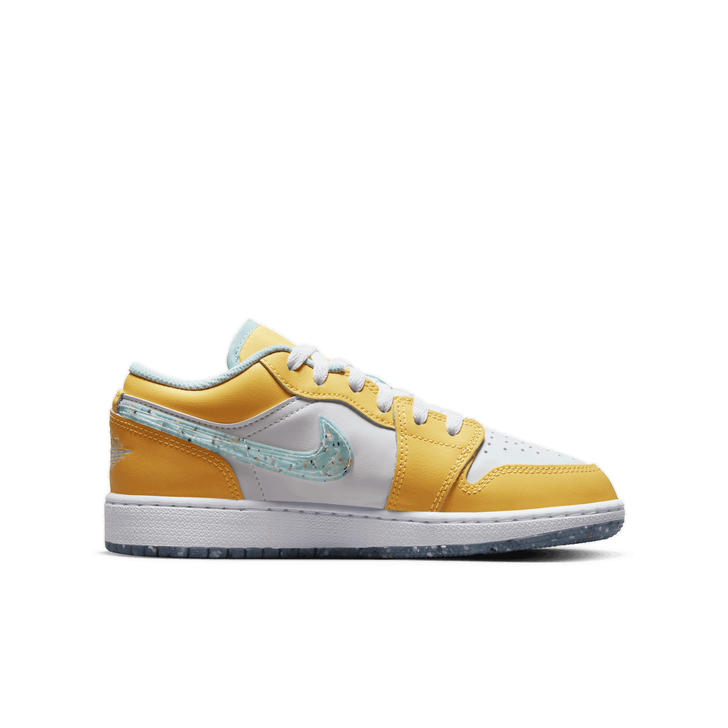 Кецове и обувки Jordan Air Jordan 1 Low SE Recycled Grind (GS) Жълто | DX4375-800, 1